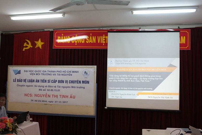 Bảo vệ luận án tiến sĩ cấp ĐVCM - NCS Nguyễn Thị Tịnh Ấu