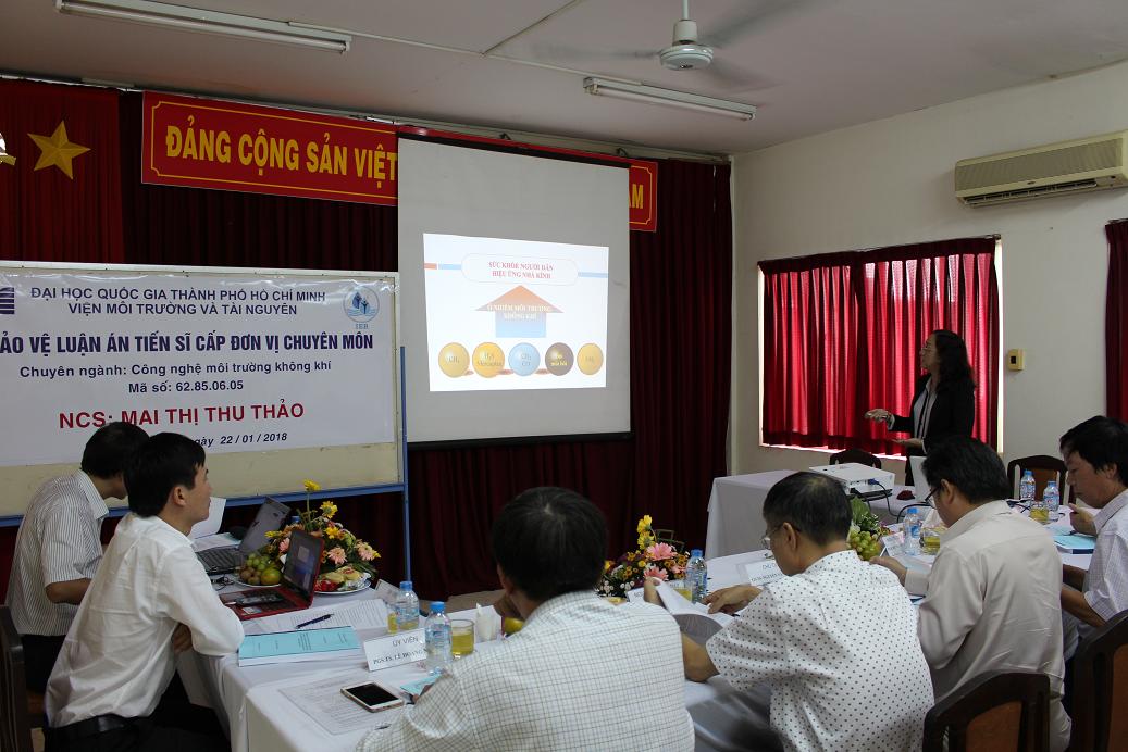 Bảo vệ luận án tiến sĩ cấp ĐVCM - NCS Mai Thị Thu Thảo