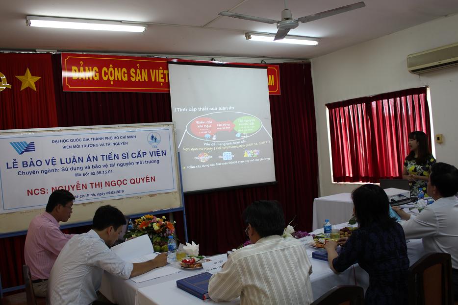 Bảo vệ luận án tiến sĩ kỹ thuật cấp Viện - NCS Nguyễn Thị Ngọc Quyên