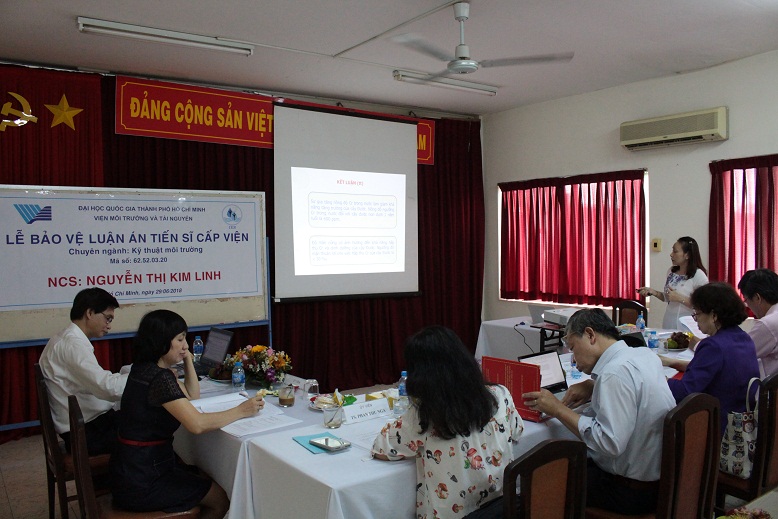 Bảo vệ luận án tiến sĩ kỹ thuật cấp Viện - NCS Nguyễn Thị Kim Linh