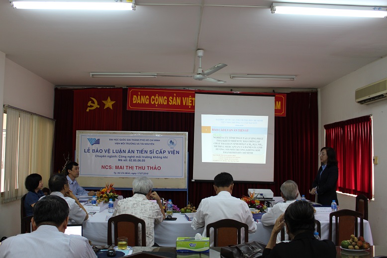 Bảo vệ luận án tiến sĩ kỹ thuật cấp Viện - NCS Mai Thị Thu Thảo