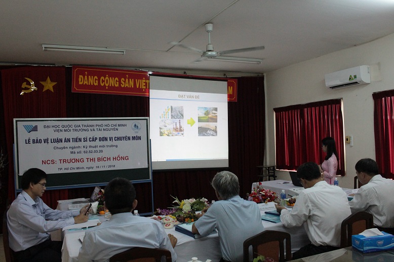 Bảo vệ luận án Tiến Sĩ cấp ĐVCM của NCS Trương Thị Bích Hồng