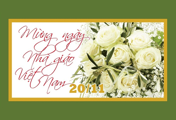 Chúc mừng ngày nhà giáo Việt Nam 20-11