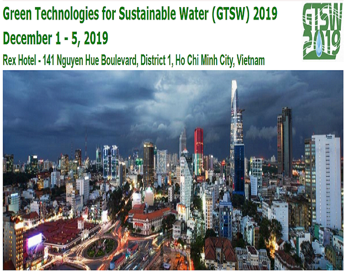 Thông báo hội thảo Quốc Tế lần 2 - Green Technologies for Sustainable water 2019