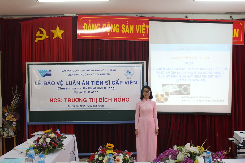 NCS Trương Thị Bích Hồng bảo vệ thành công luận án tiến sĩ kỹ thuật cấp Viện
