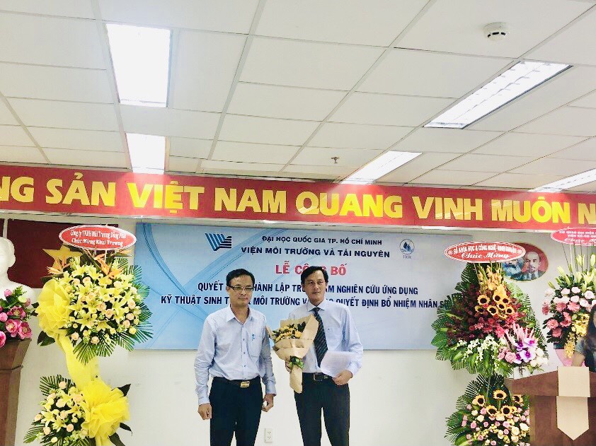 Công bố quyết định thành lập Trung tâm Nghiên cứu, ứng dụng kỹ thuật sinh thái và môi trường