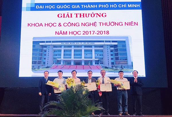 Giải thưởng khoa học và công nghệ thường niên trong năm 2017 - 2018