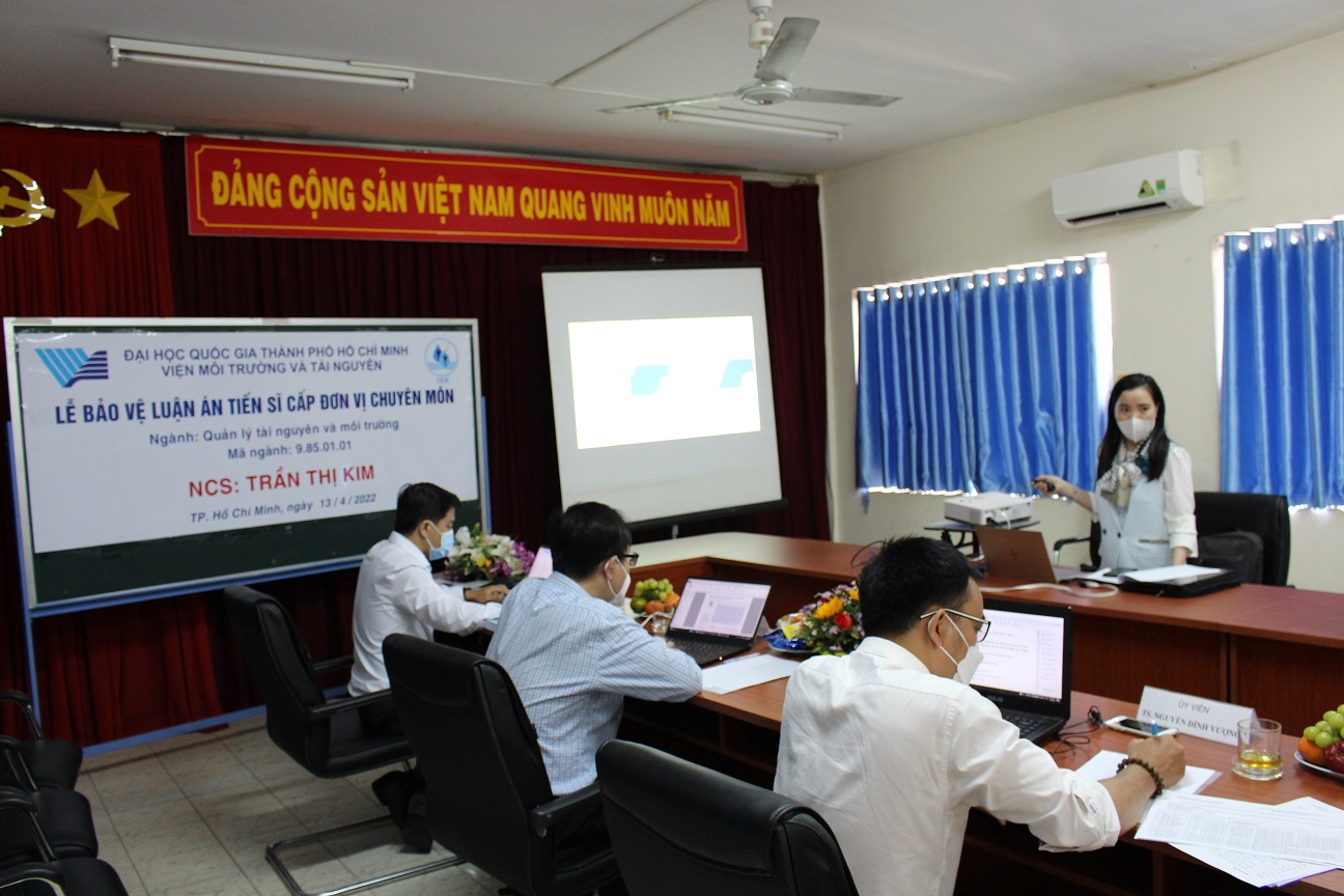 Bảo vệ luận án tiến sĩ cấp ĐVCM - NCS Trần Thị Kim