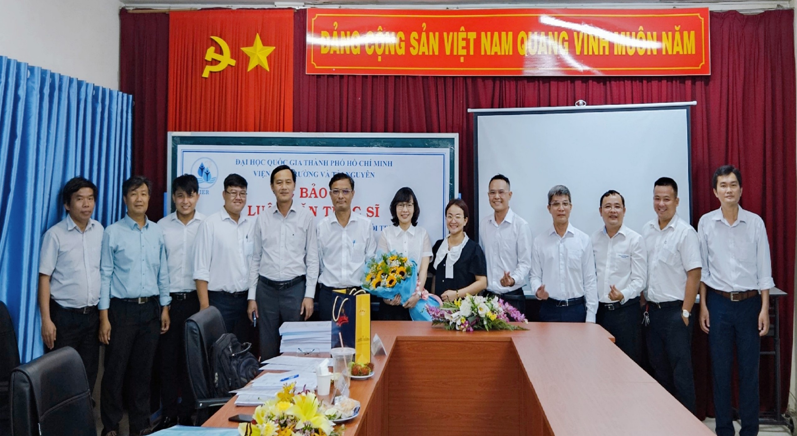 Bảo vệ luận văn Thạc sĩ ngành KTMT khóa 2020 – nhóm học viên thuộc Tổng công ty cấp nước Sài Gòn (Sawaco)