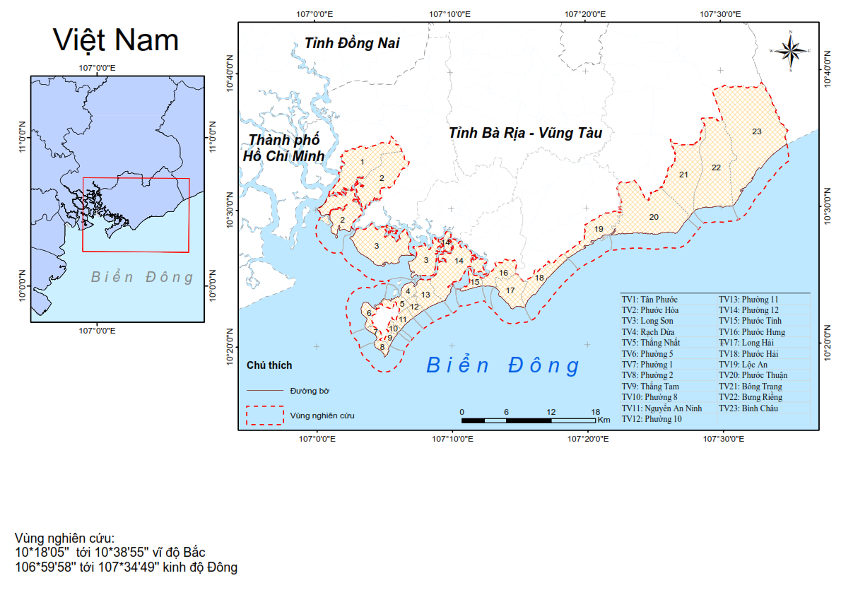 Chỉ số tổng hợp đánh giá tính dễ tổn thương du lịch ven biển trước biến đổi khí hậu: Trường hợp Bà Rịa – Vũng Tàu